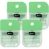 b.pure Moisturizing Hand Sanitizer Spray, Cucumber Mint, 1.15 oz, 4-Pack | 4 Pack, Fresh Cucumber Mint Scent, Hydrating Mist, 70% Alcohol, Fast Acting Hand Spray, Convenient Go-Anywhere Spray Bottles