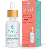 MAYU Concentrated Electrolyte Drops, 494mg of Electrolytes, 1 oz | Vital electrolytes for rapid replenishment, supports deep cellular hydration, third-party tested, exceeds EU standards