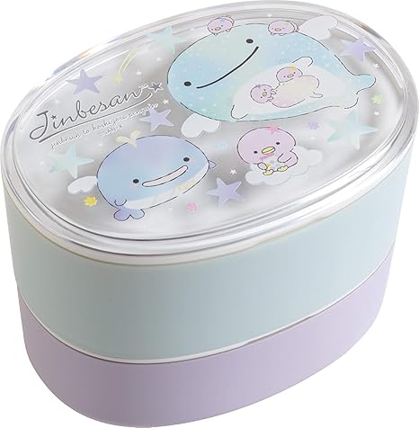 Amazon Co Jp サンエックス じんべえさん ランチボックス 2段 Ka ホーム キッチン