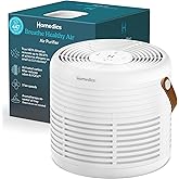 Homedics Air Purifier True HEPA Filter for Medium Rooms up to 447 Sq Ft Removes 99.97% Allergens, Odors & VOCs, Aromatherapy, 3 Fan Speeds, for Bedrooms, Living Rooms & Offices, Quiet Operation