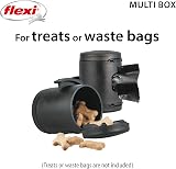flexi Multi Box Black — Storage for Treats or Poop-Bag Rolls view 2