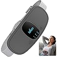 iDOO Period Heating Pad for Cramps, FSA HSA Eligible, Menstrual Travel Heating Pad with 3 Heat Levels and 3 Massage Modes, Portable Heating Pad, Mothers Day Gifts for Mom Wife Daughter (Black)