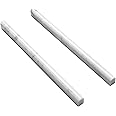 Li Decor Carrara White 20 Pack(3.50/pc) 3/5"X12" Marble Pencil Liner Tile Polished