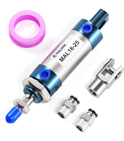 Amazon.com: uxcell SC40x150 Single Piston Rod Double Action
