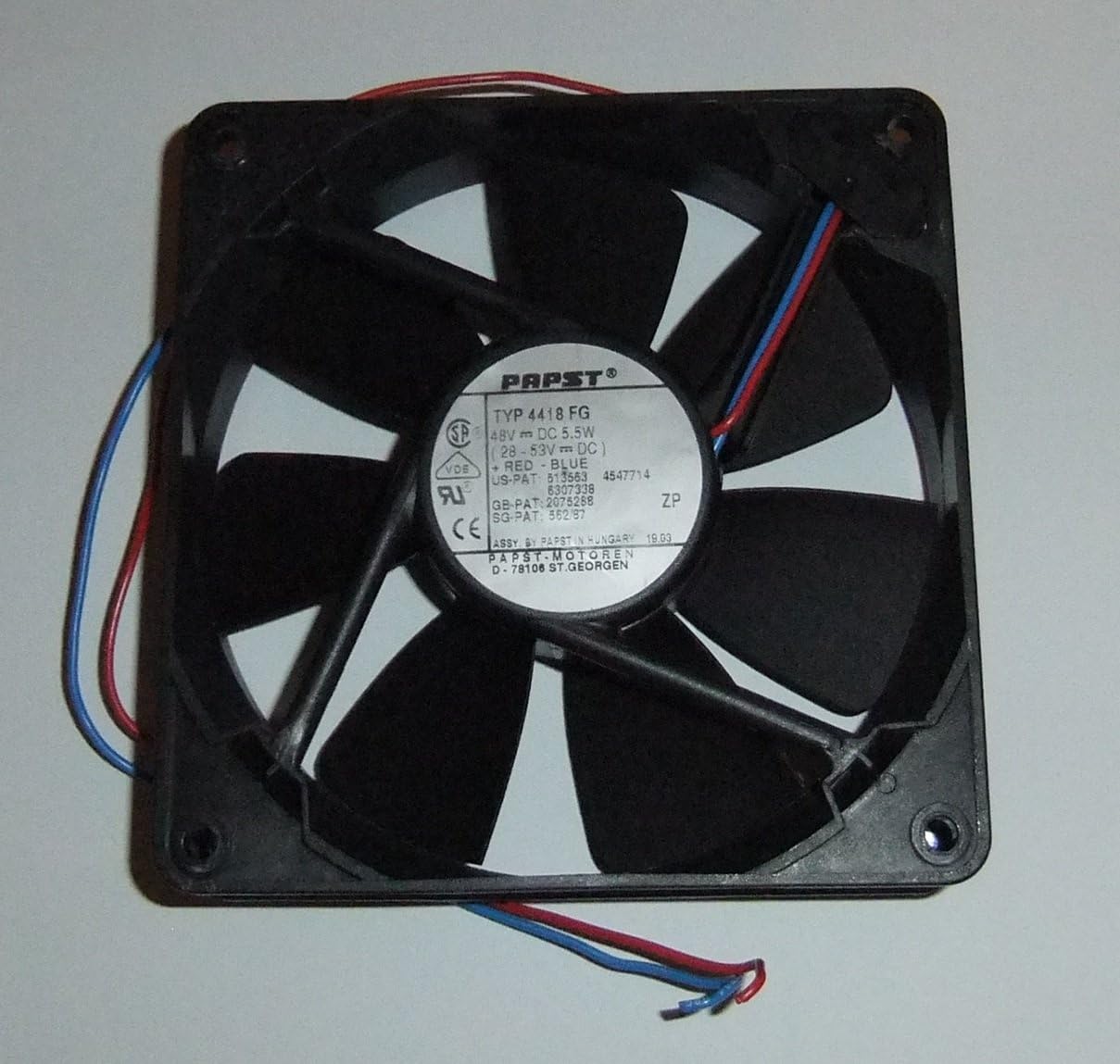 Blowers EBM Papst 230 Vac 140483 Fan, Sleeve Bearing