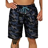 KAILUA SURF Big and Tall Mens Swim Trunks, 9" Mens Designer Bathing Suit Boardshorts