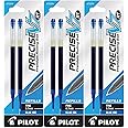 Pilot Precise V7 RT Liquid Ink Retractable Rollerball Pen Refills, 0.7mm, Fine Point, Blue Ink, Pack of 6