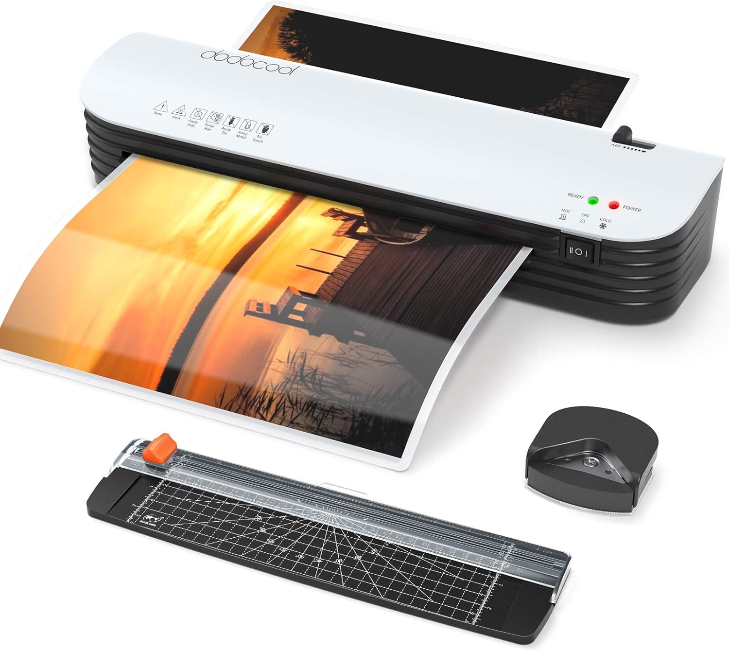 dodocool A4 Laminator Set, 4 in 1 A5 A6 Portable Thermal Laminator, 2