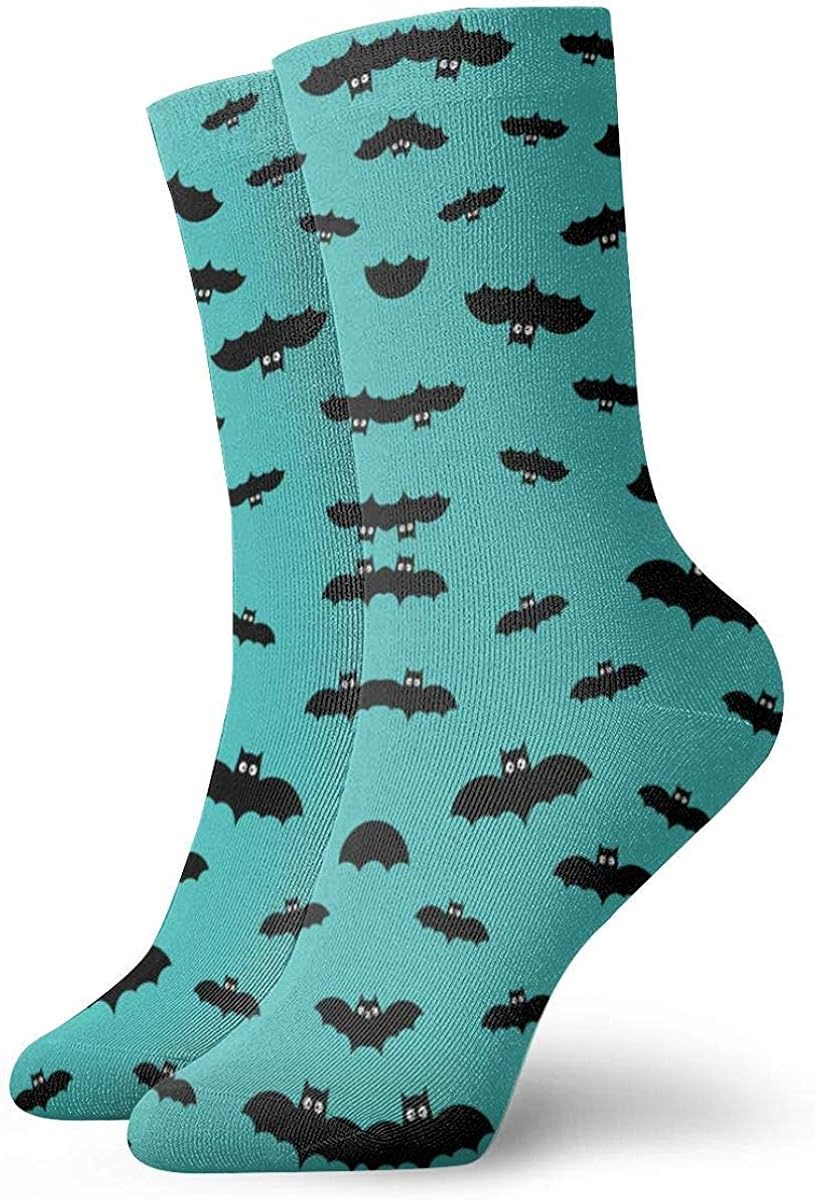 Bats On Halloween Classic Long Socks Women & Men Athletic High Socks