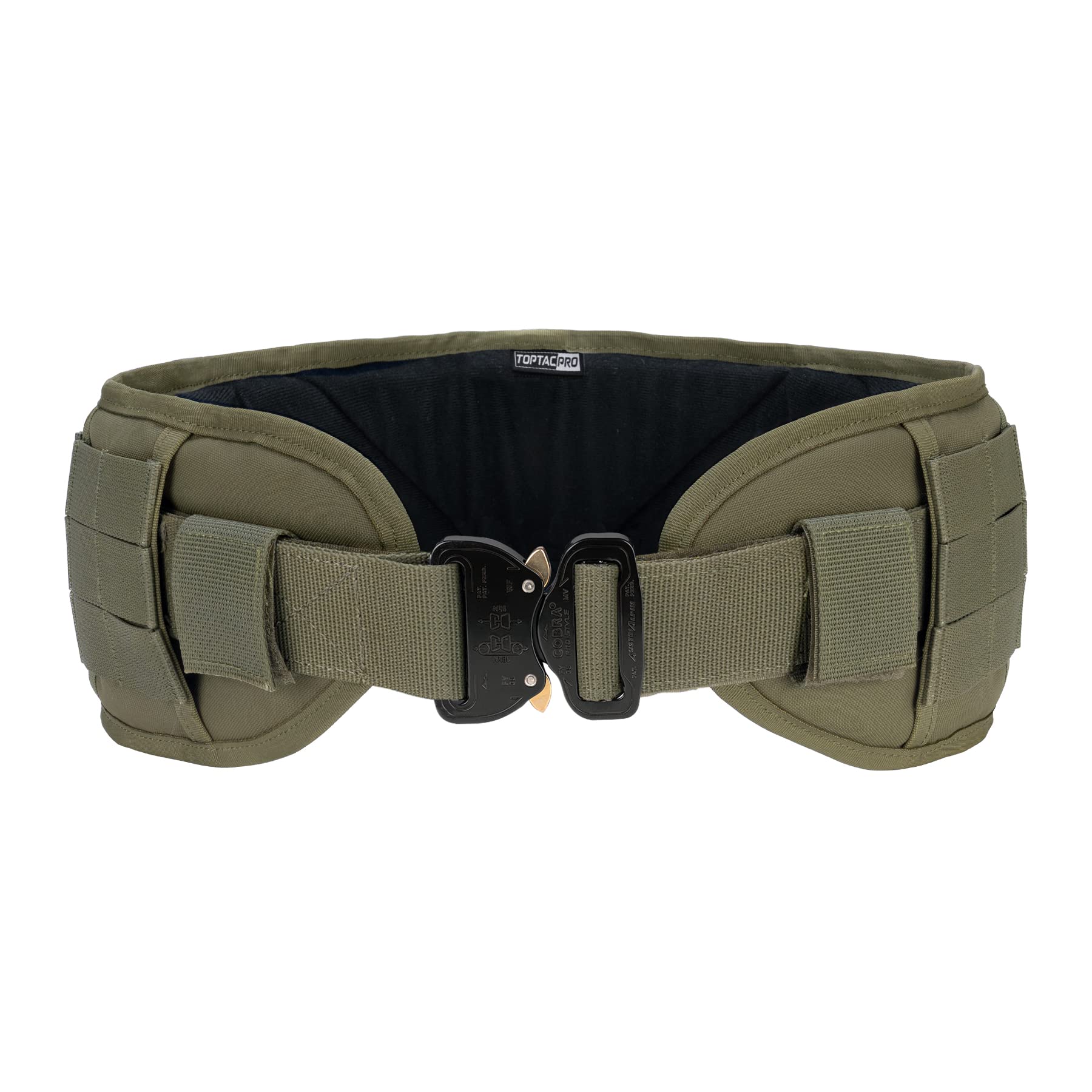 Modular Riggers Belt TOPTACPRO Tactical Battle Belt Cobra MOLLE Modular Rigger’s Belt Padded ...