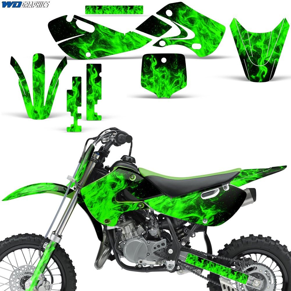 Kawasaki KLX110 KX65 20022009 Decal Graphics Kit for Dirt Bike MX