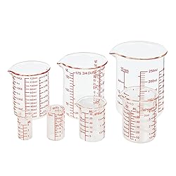 High Borosilicate Glass Measuring Cup Set-V-Shaped