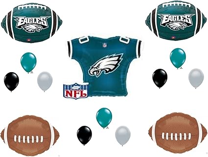 Amazon Com Philadelphia Eagles Jersey Birthday Party Balloons