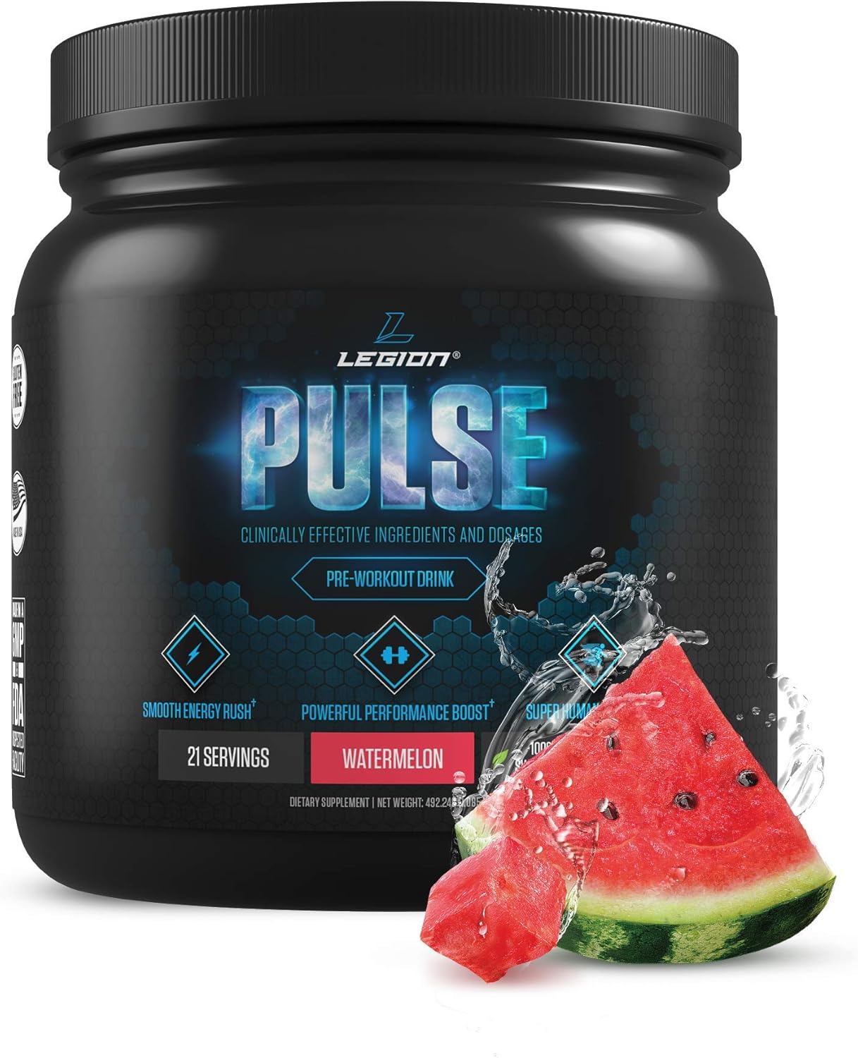 Legion Pulse Pre Workout Supplement All Natural Nitric
