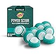 Scotch-Brite Power Scour Disposable Scrubbing Pad Refills, Disposable Toilet Bowl Cleaner Scrub Pad Tablets, 8 Scrubbing Pad Refills
