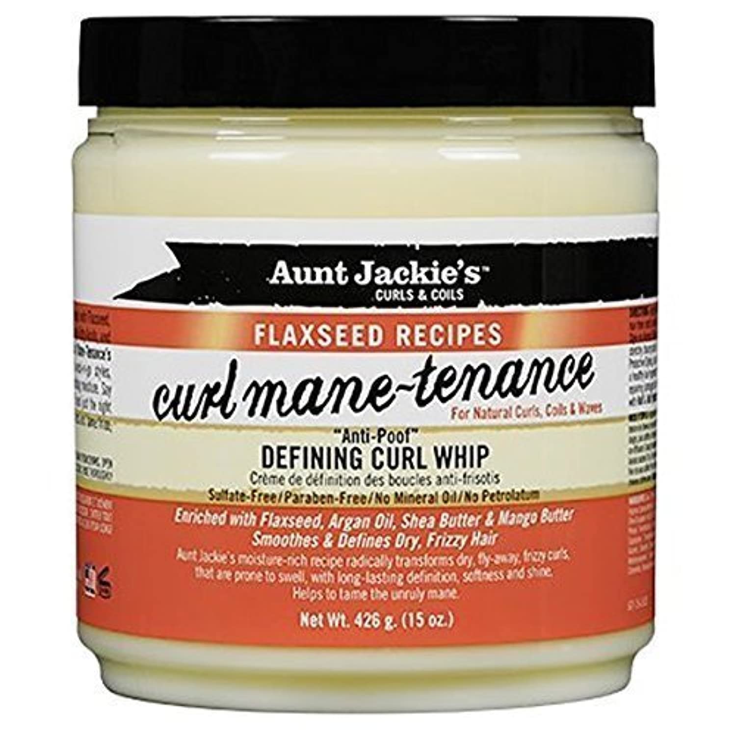 Aunt Jackies 426 g Flaxseed Mane Tenance Defining Curl Whip by Aunt Jackie's