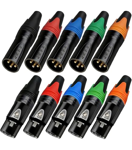 Amazon.com: YejeySound Neutrik Lot of 20 (10 Each) New NC3FXX-B