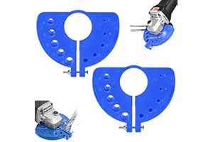 LONNIY 2PCS Drill Bit Sharpener for All Bits, Drill Bit Grinding Attachment, Angle Grinder Drill Bit Sharpener, Multi Specification Drill Bit Grinding Auxiliary Tool (Blue)