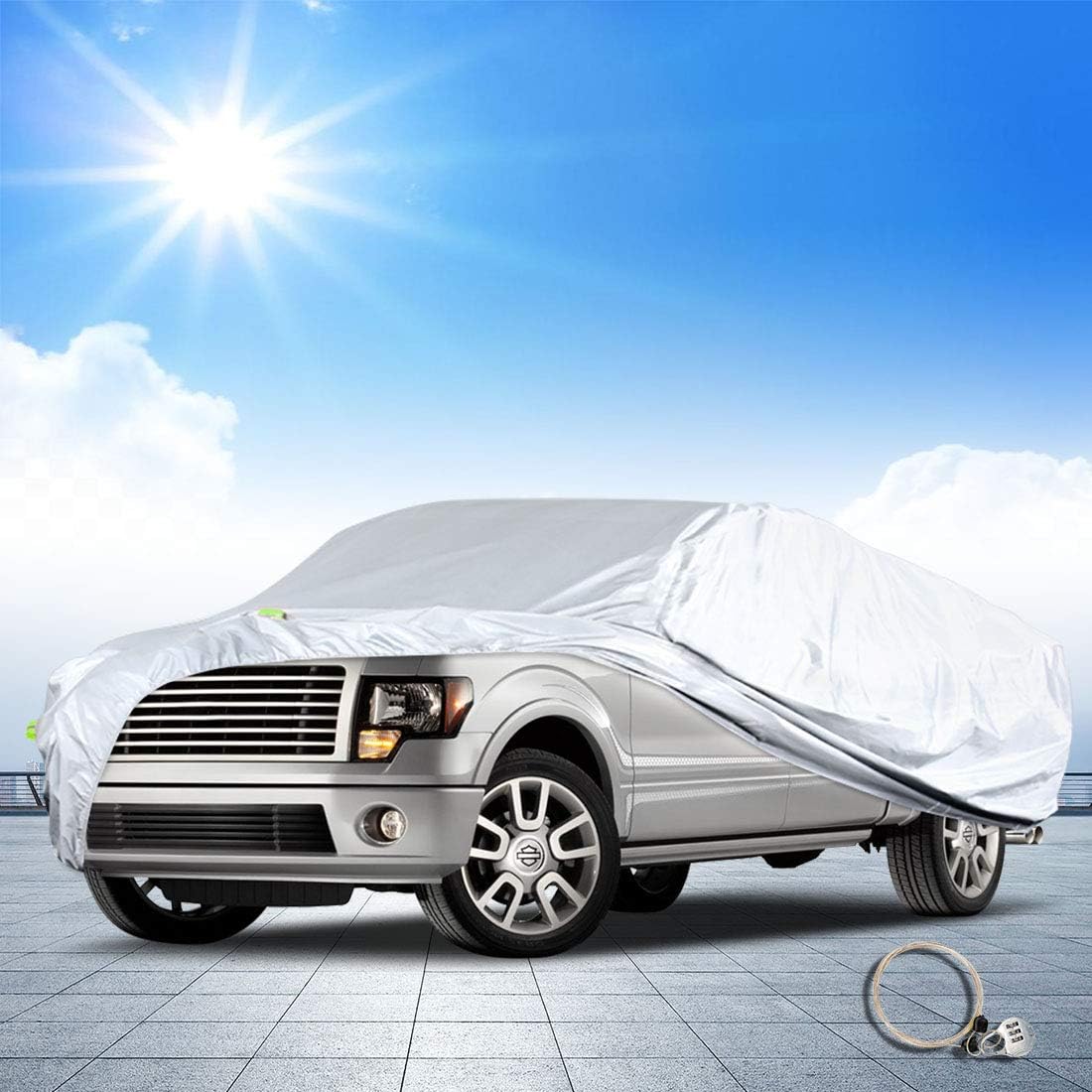 Q QUNSUNUS Ford Truck Cover for F150 20012019 Super Crew Cab 5.5Ft