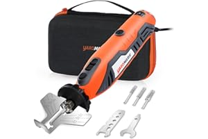 YARDMARIS 7 PCS Electric Chainsaw Sharpener Kit, Portable High-Speed Chain Saw Blade Sharpener Tool with Diamond Sharpening W