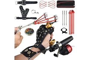 JTXCDFHMJ Slingshot,Wrist Support Rocket Fishing and Hunting,Dual Purpose Slingshot for Hunting Hand