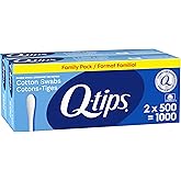 Q-tips Cotton Swabs, 500 Count (Pack of 2)