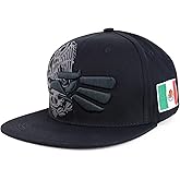 Hecho En Mexico Eagle 3D Embroidered Flat Bill Snapback Cap