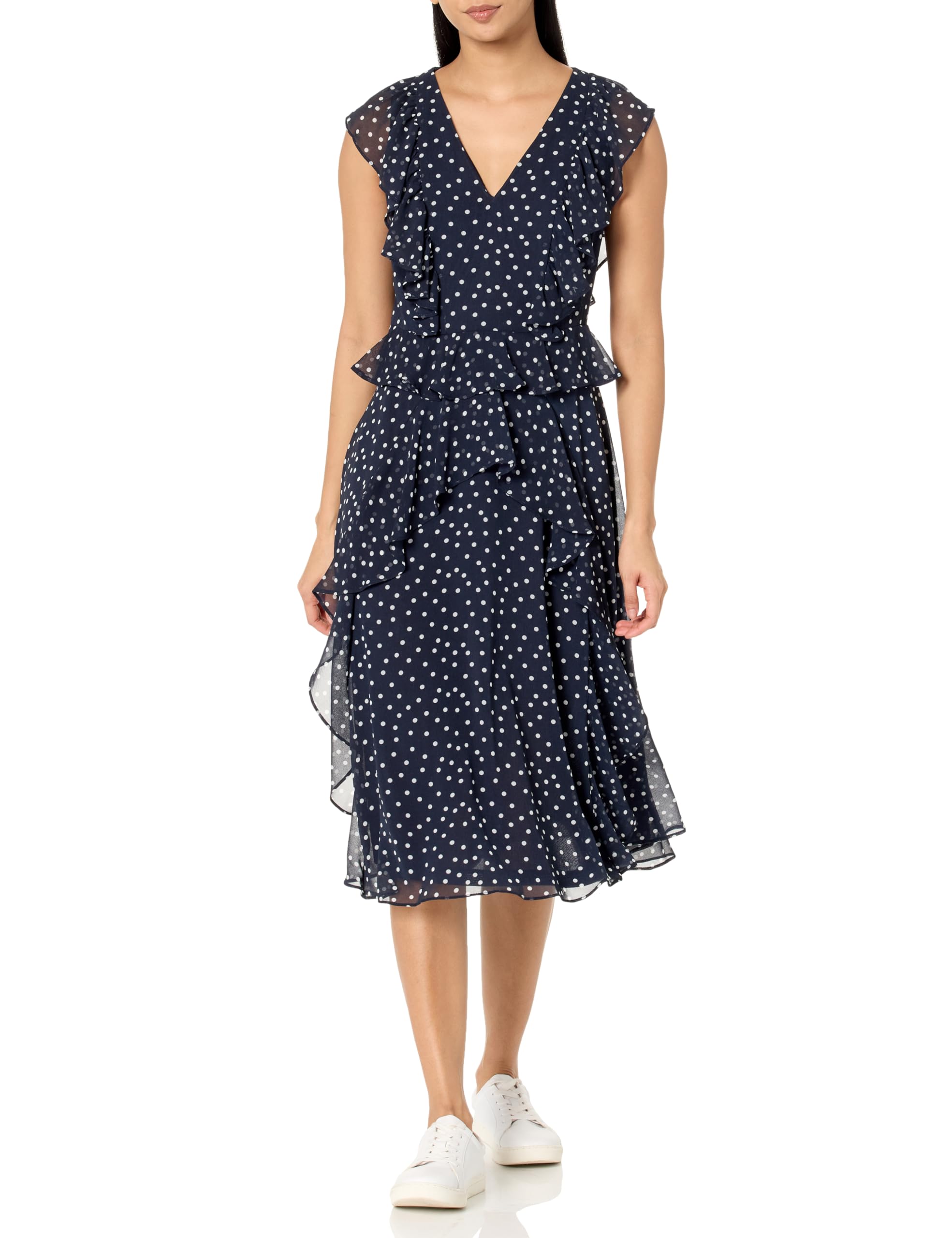 Photo 1 of Tommy Hilfiger Women's Dresses,Sky Captain/Ivory,10