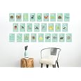 Amazon.com: English Alphabet 5x7 Wall Cards, Our World, Nature Themed ...