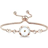 FAADBUK Christian Mustard Seed Bracelet Christian Gift Psalm 46:5 God Is Within Her She Will Not Fall Mustard Seed Jewelry Bracelet Religious Gift Jewelry