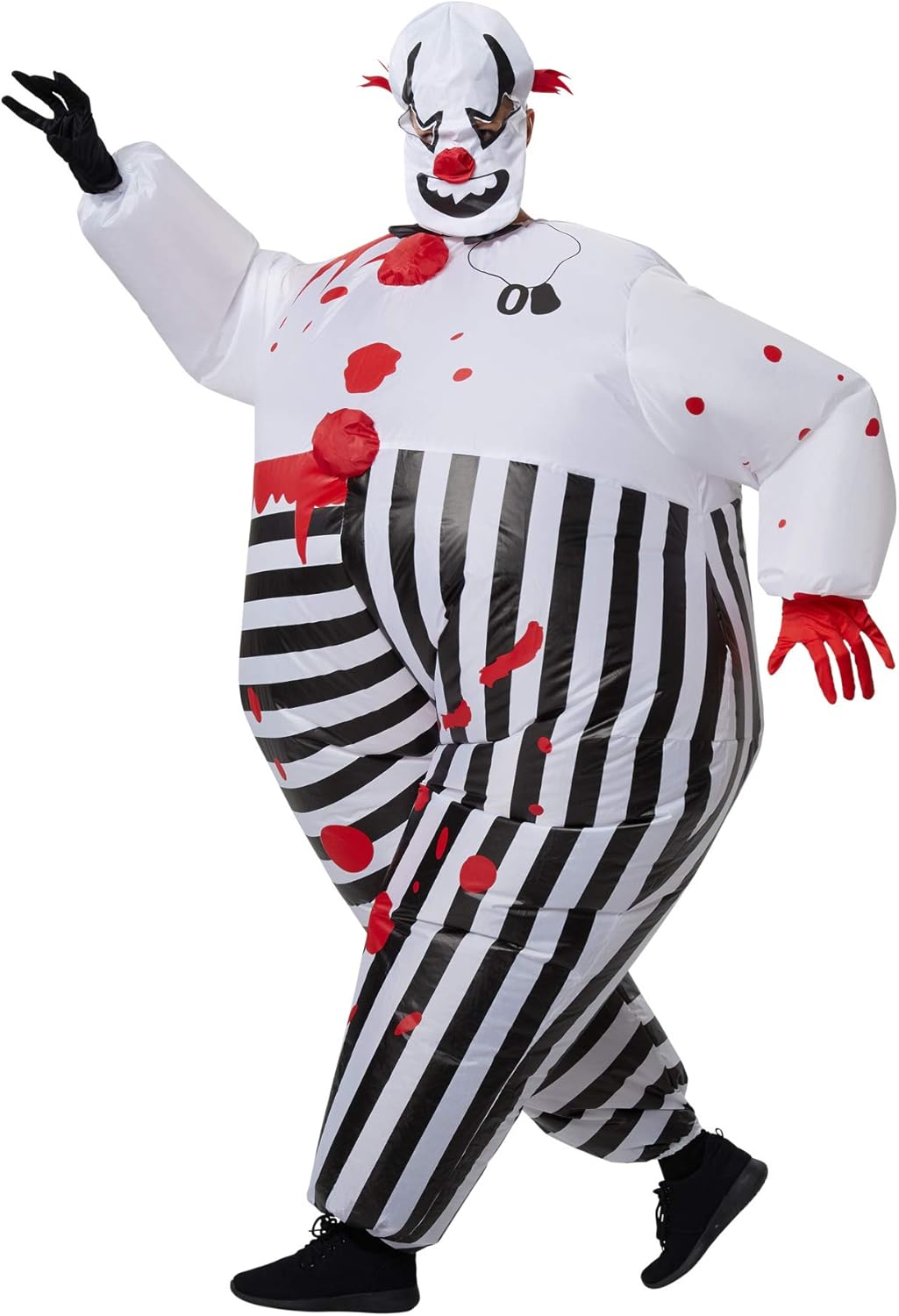 Costume terrificante da falciatore taglie forti per uomo