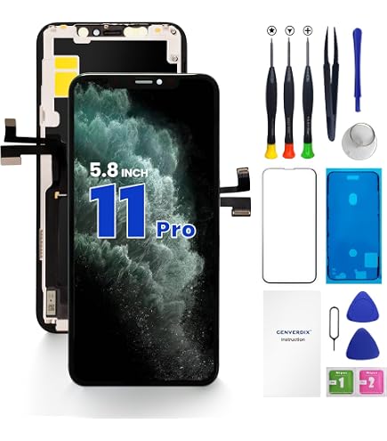 Amazon.com: Risidamoy for iPhone 11 Pro Complete Full Screws Set