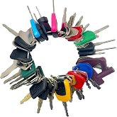 50 Heavy Equipment Keys Master Set, Construction Contractor Ignition Keys | Fits Cat Caterpillar Case John Deere JCB Hyster JLG Komatsu Kubota Yanmar New Holland Takeuchi Volvo