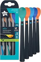 Tommee Tippee Softee Weaning Spoons 4m+ 5 Pack Long Non-Slip Handles view 6