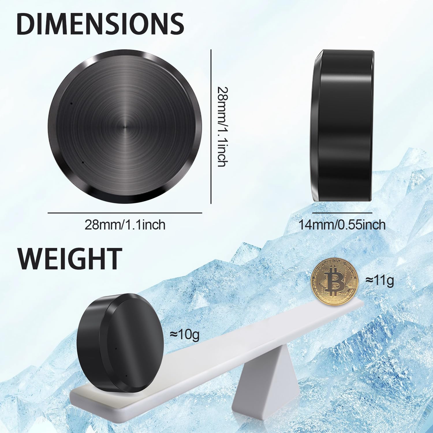Mini GPS Tracker for Vehicles: Tracker Device for Vehicles No Subscription No Monthly Fee Car Tracker Device Hidden Magnetic Real-Time Tracking for Cars Kids Dogs (GF11-M3)