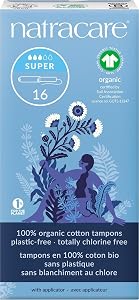 Natracare Organic Cotton Tampons Super, 16 Count
