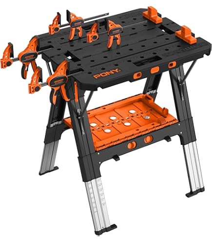 Pony 4PK Clamp Dogs Kit for Pony Portable Folding Work Table