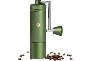 Timemore S3 Manual Coffee Grinder - External Adjustment with Stainless Steel Patented Burr | Hand Coffee Grinder Hign Presicion | Premium Timemore Grinder Chestnut S3, Green