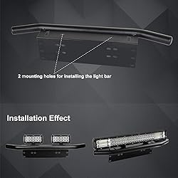 Jtron Universal License Plate Bumper Frame for Off