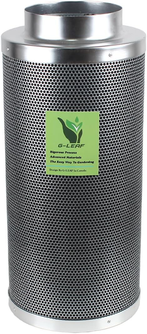 Smile Bud Hydroponic Carbon Filter and Odor Control Scrubber for Duct Fan (6-Inch by 20-Inch)