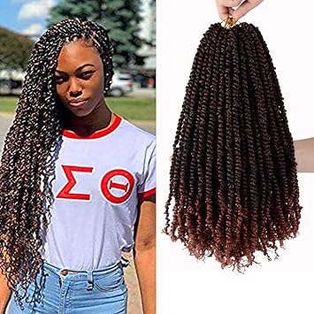 Amazon Com 6 Packs Pre Twisted Passion Twist Hair Pre Looped 18