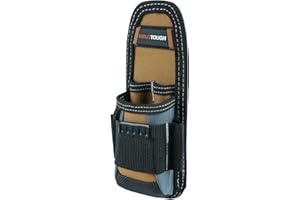 MELOTOUGH Small Tool Pouch Electrican Clip on Tool Pouch,Tool Belt Pouch with Belt Holster Mini Electrican Tool Holder with Sanp Clip