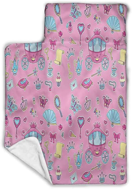 Amazon Com Mermaid Toddler Nap Mat Includes Pillow Fleece