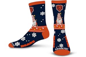 For Bare Feet NFL Sweater Gnome Holiday Sock