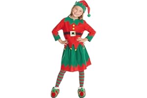 Morph Elf Costume for Kids, Elf Outfit for Kids, Christmas Outifts for Girls, Christmas Costumes Girls