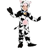 Deluxe Plush Spotted Cow Toddler Costume | Kid's Animal Costumes