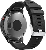 TOPsic 22mm Silicone Sport Band for Garmin Fenix 5 5 Plus 6 7 935 S60 view 2