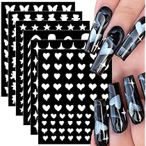 Amazon.com: Flower Nail Art Stickers- 30 Sheets Colorful Floral ...