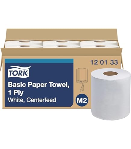 Tork 121202 Advanced 2-Ply Centerfeed Wide Hand Towels, White