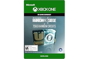 UBISOFT Tom Clancy's Rainbow Six Siege Currency pack 7560 Rainbow credits - Xbox One [Digital Code]